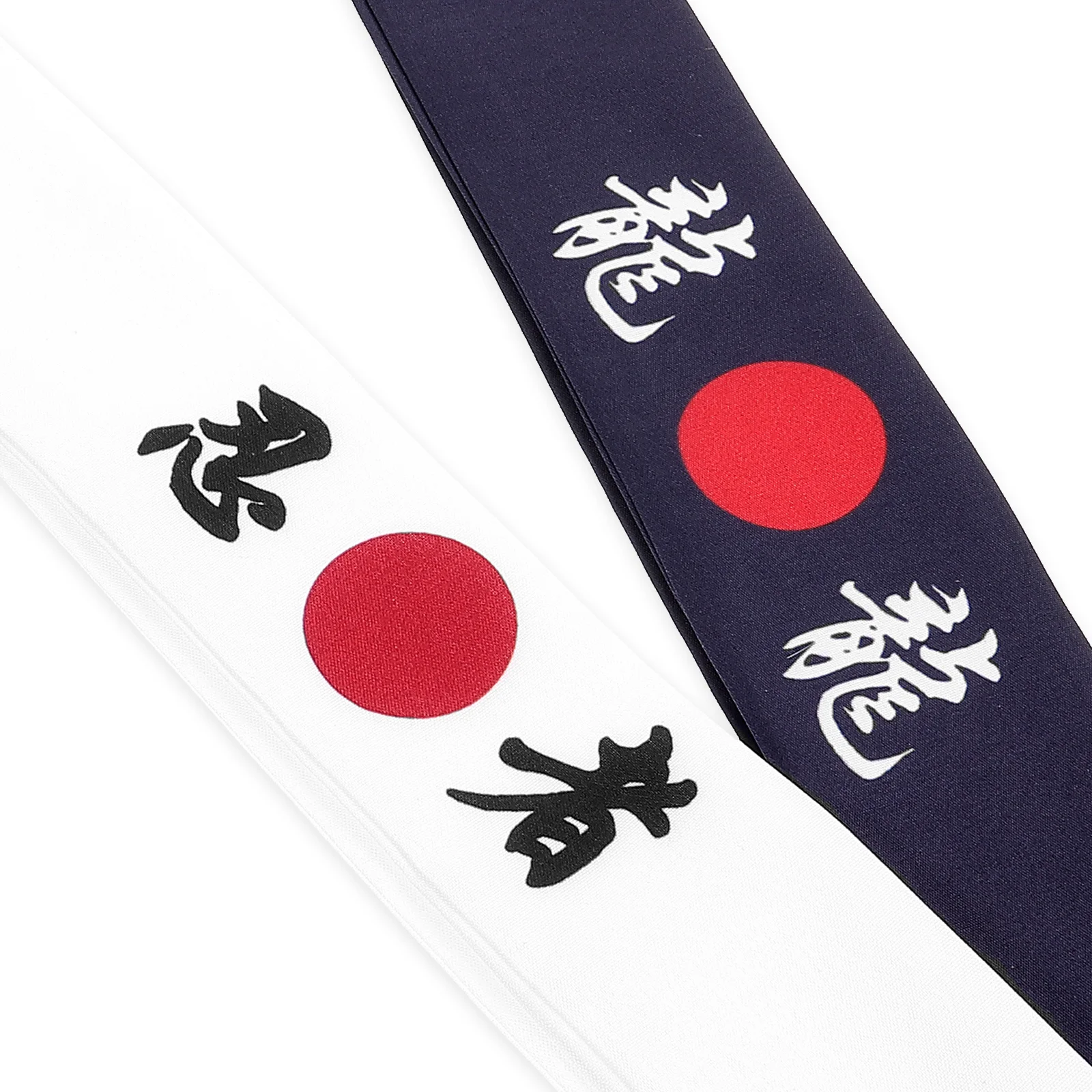 

2Pcs Japanese Headband Elastic Wide Workout Headband Fitness Running Yoga Karate Training Hairband Sweat Resistant