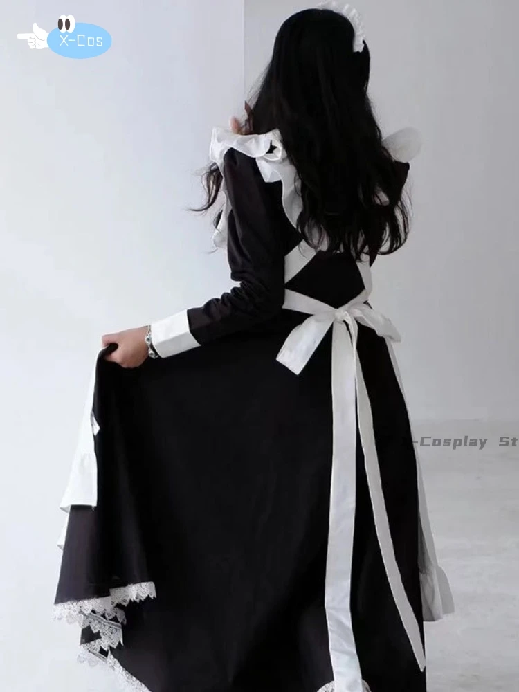 애니메이션 메이드 코스프레 고딕 로리타 의상, 여성 플러스 사이즈 러브 라이브 코스프레, 할로윈 애니메이션, 스위트 커피 웨이트리스 역할극