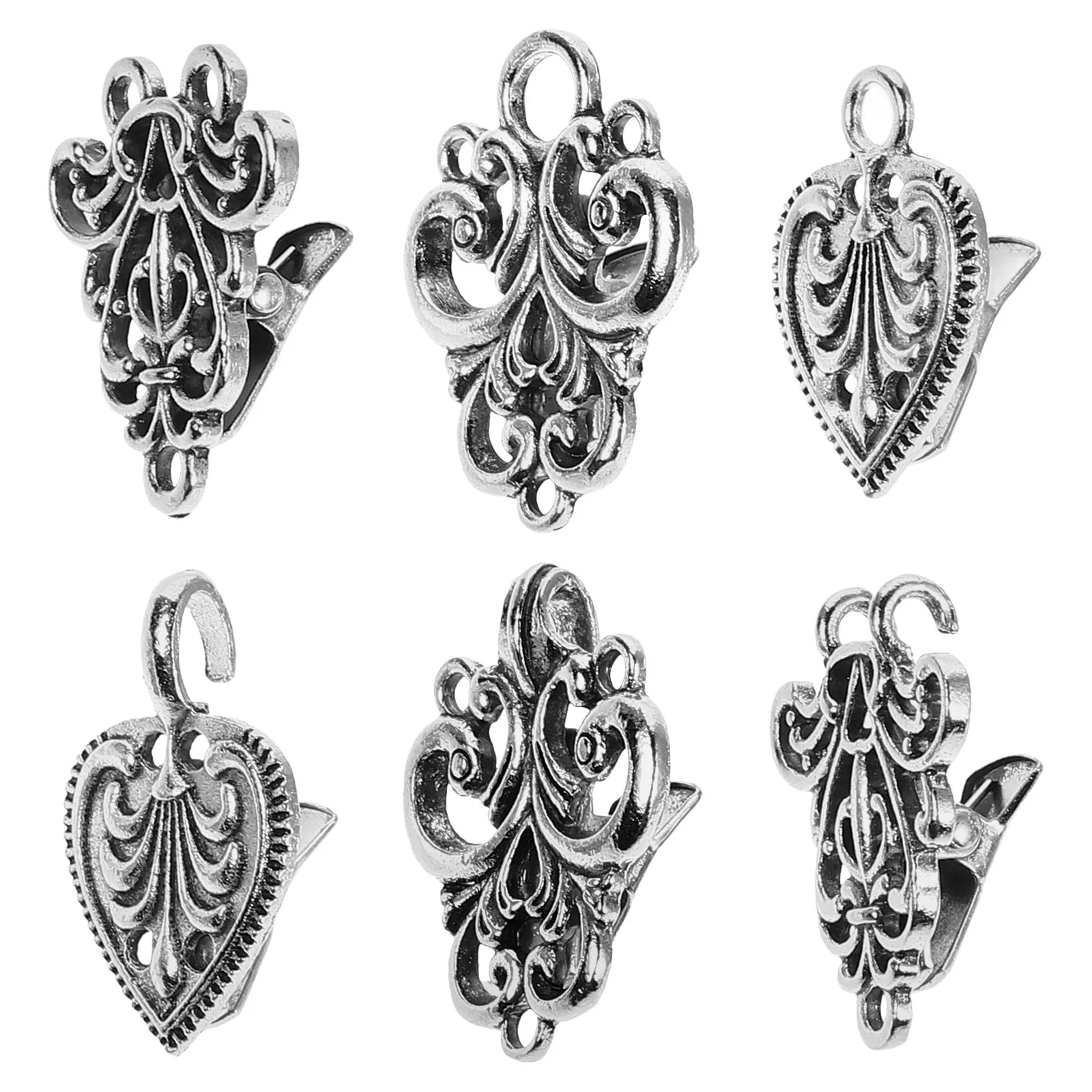 

Vintage Chinese Style Collar Clasp Scarf Clip Shawl Buckle Sweater Clasps Cloak Fastener Brooch For Women Clothing