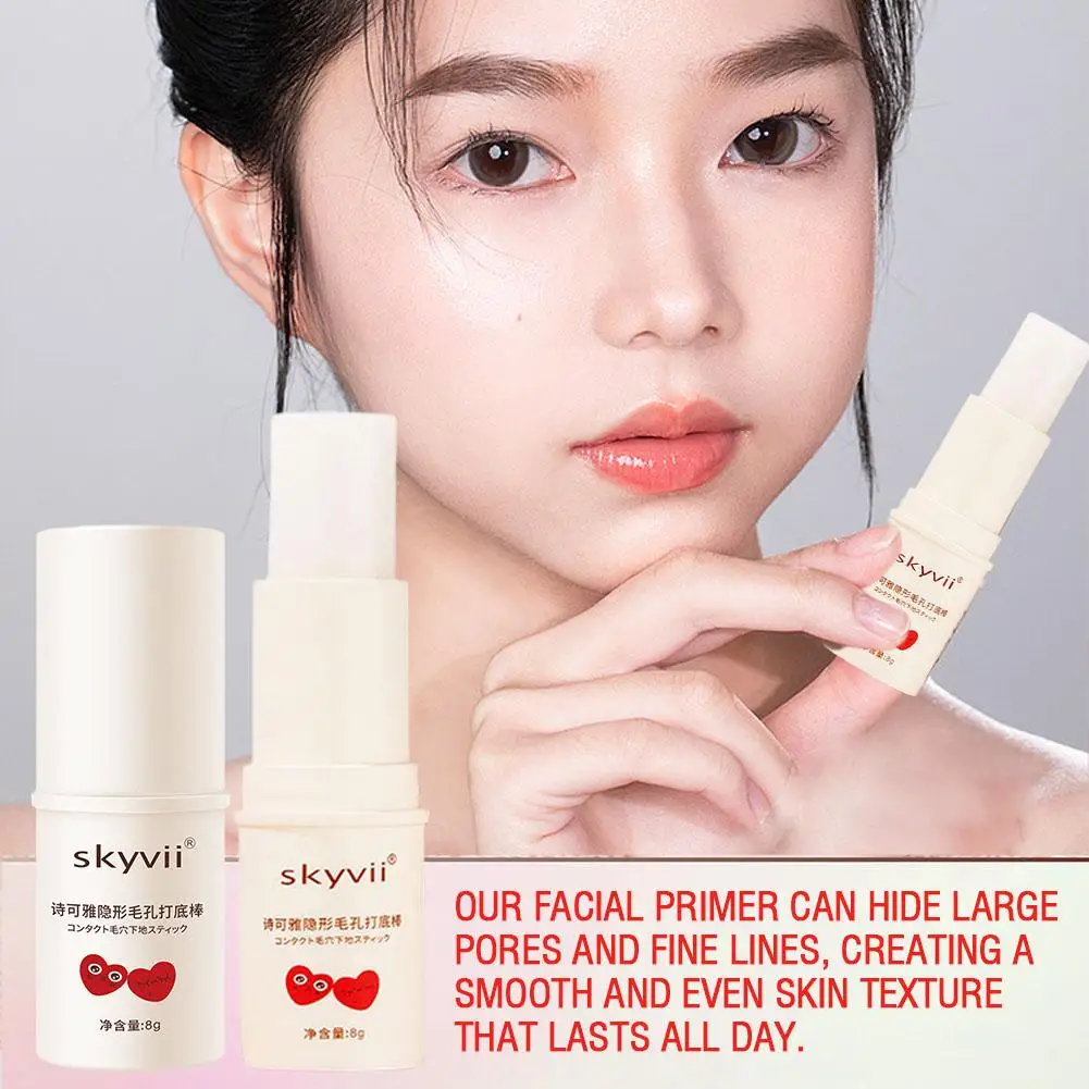 Invisible Pore Primer Stick Pore Eraser Waterproof Makeup Face Base Oil-control Primer Smooth Lines Primer Fine Makeup Isol Z5j9