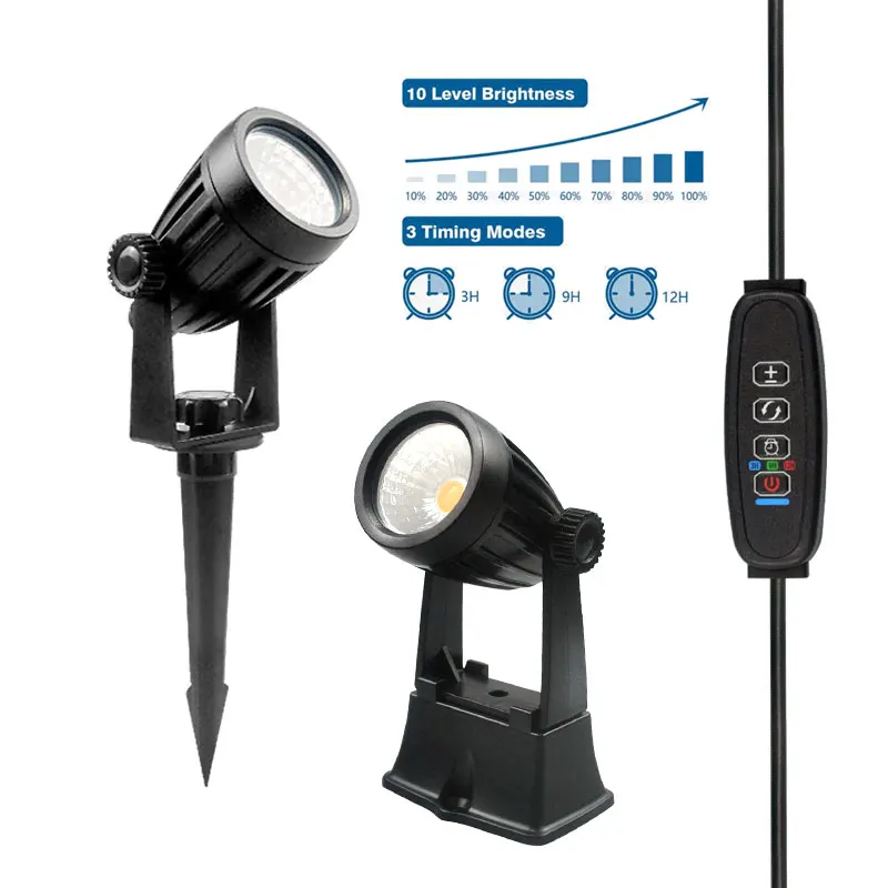 LED Spot Light Plant Decorative Lamp Time Control Lighting Dimmable LED Uplight Spotlight 5W for Indoor lighting Living Room