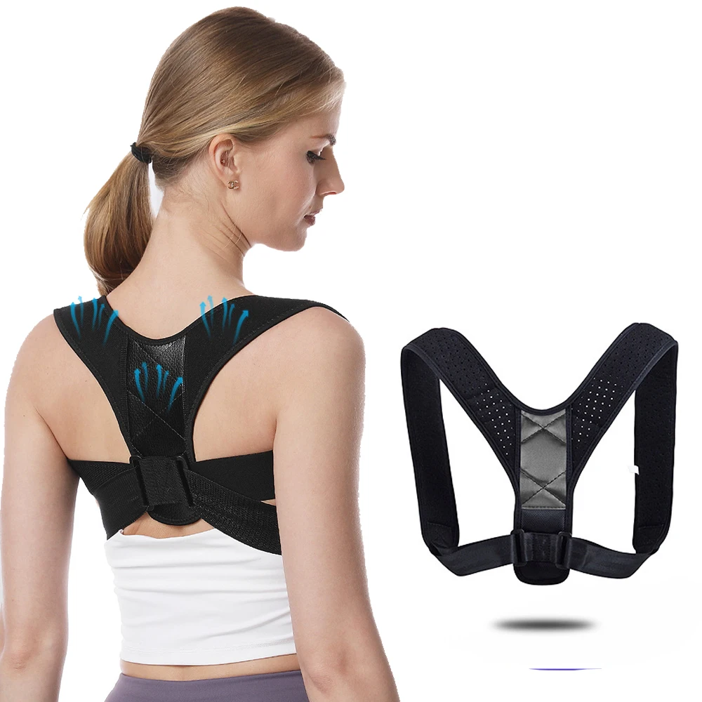 Posture Corrector Clavicle Spine Back Brace Belt Adjustable Back Shoulder Lumbar Posture Correction Posture Support Body Shape