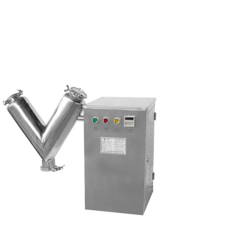V Type Dry Powder Mixer Laboratory Stirring Multifunctional Mixing Equipment