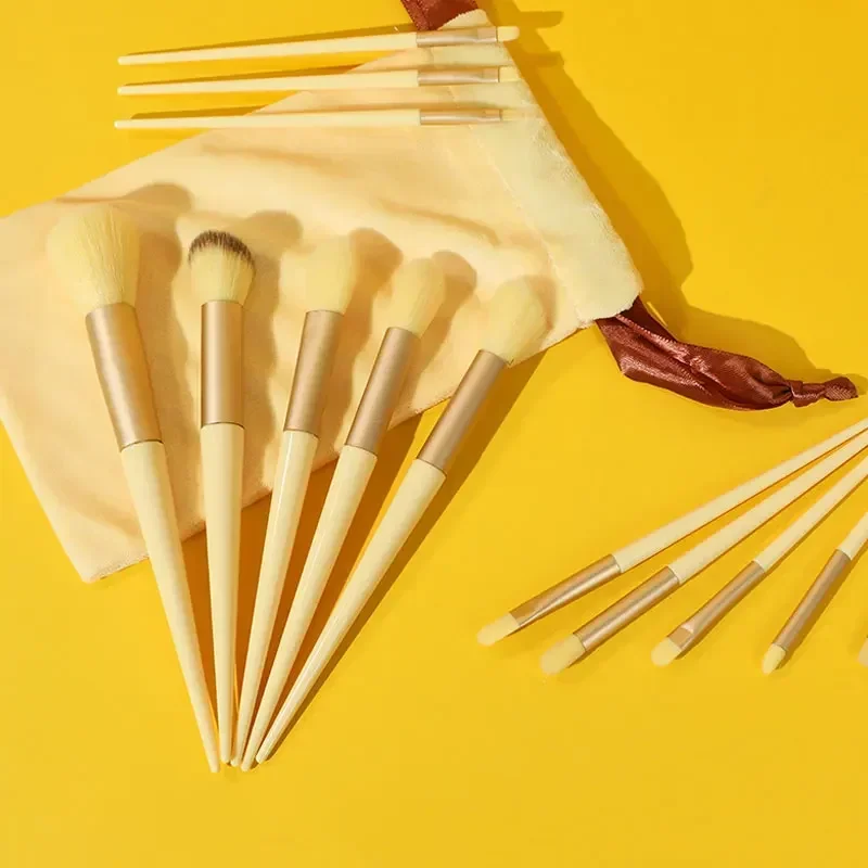 13-teiliges weiches, flauschiges Make-up-Pinsel-Set für Kosmetika, Foundation, Rouge, Puder, Lidschatten, Kabuki, Blending, Make-up-Pinsel, Beauty-Tool