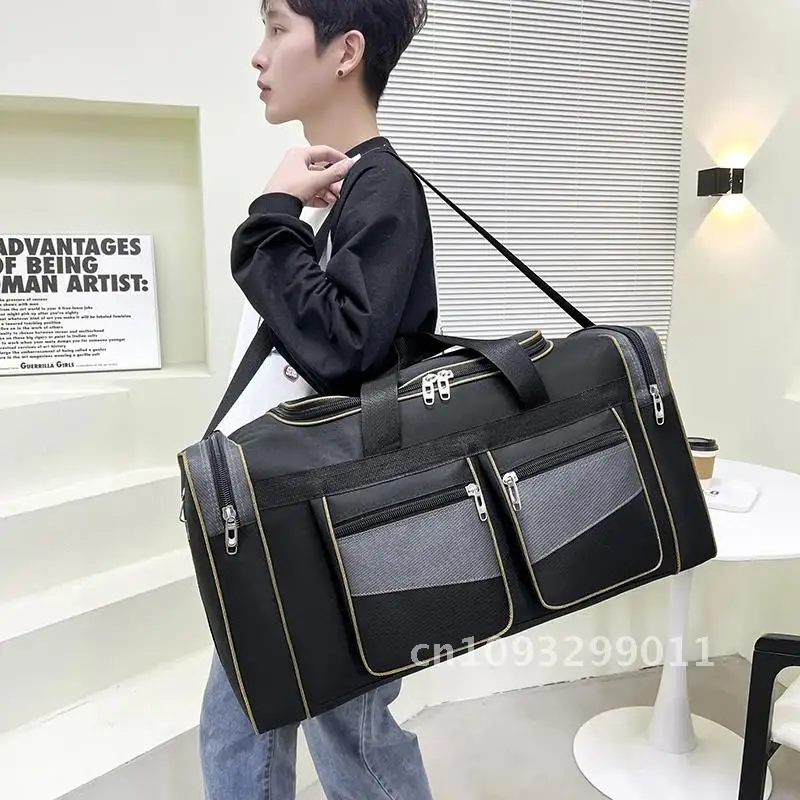 

Travel Bag Large Capacity Outdoor Sports Fitness Handbag Business Storage Men Training Bags Y68A Duffel Shoulder Women Luggage