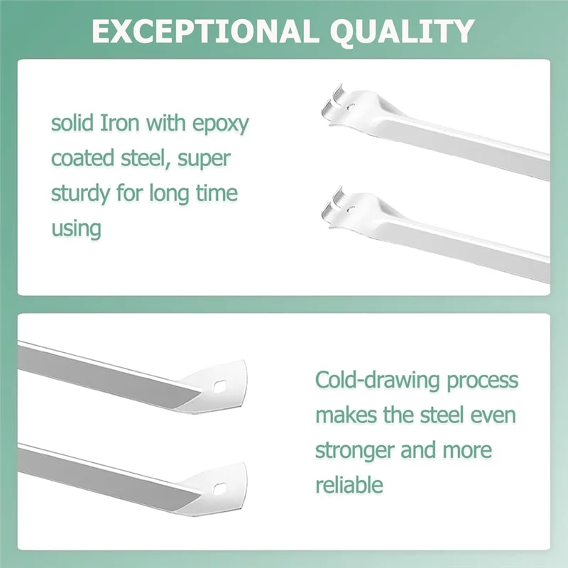 

ABDJ-6 шт. Проволочные кронштейны для полок, опорные кронштейны для 12-дюймовых глубоких проволочных стеллажей, аксессуары для стеллажей для шкафа