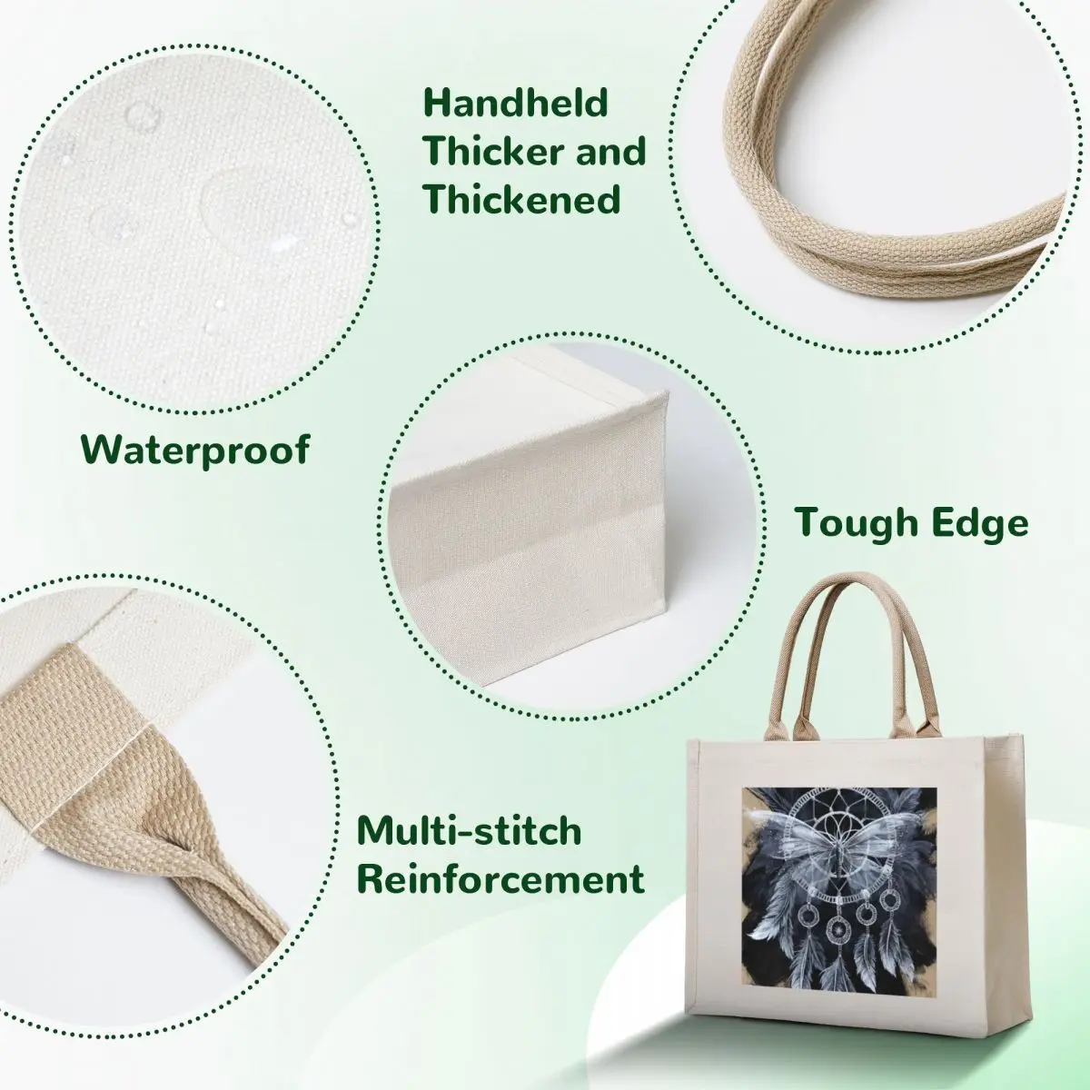 Dream Tote Bag cute pouch bag tote bag screen canvas tote large size bags