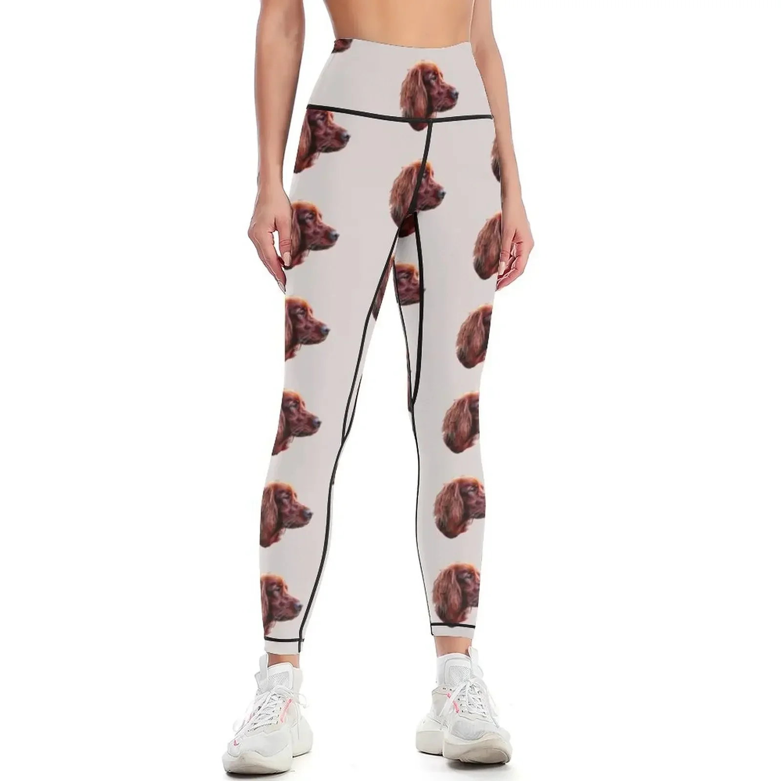 

Irish Setter Dog Leggings sport pants Sports female flared legings for fitness Womens Leggings