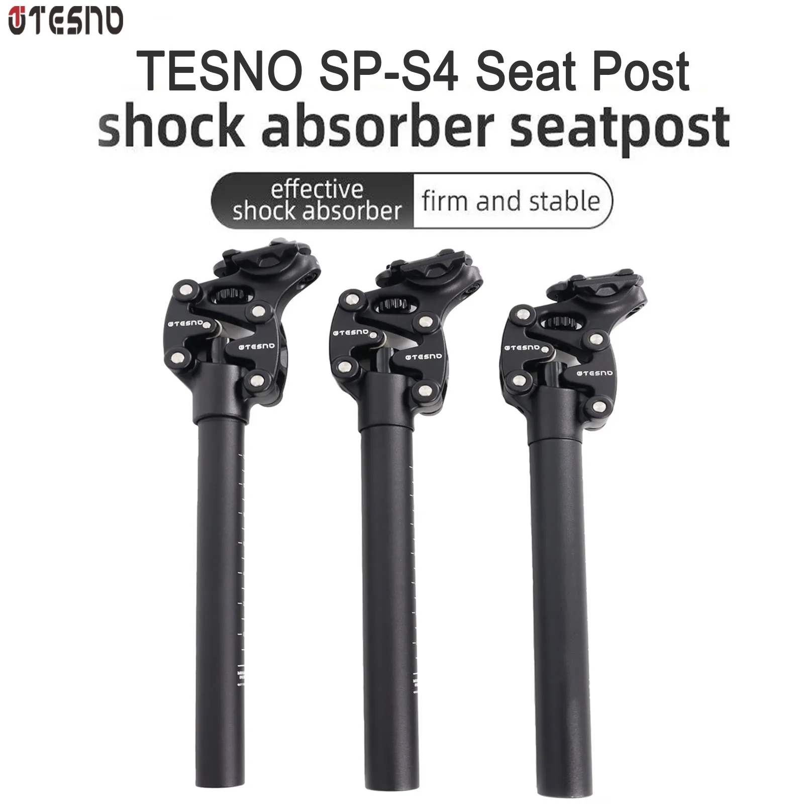 AliExpress TESNO MTB Bicycle Shock Absorber Seatpost Bike Seat Post Dropper Manual Travel Height Suspension