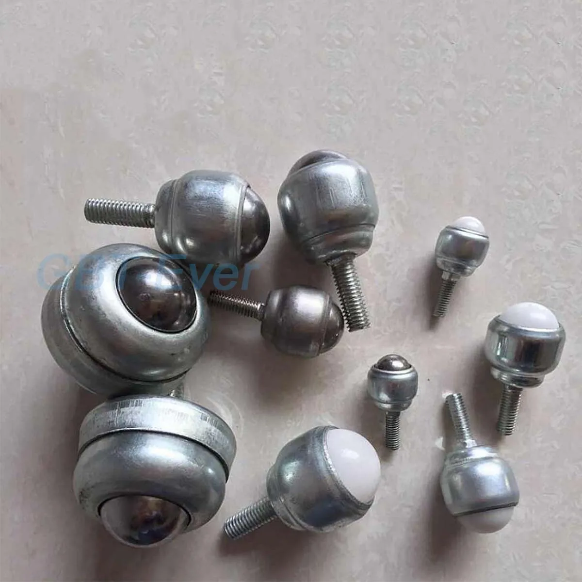 1Pc CY-12/19/25D CY-25/40F Universal Ball Roller Bearing Transfer Caster with Rod Round Bull Wheel Transmission Furniture System