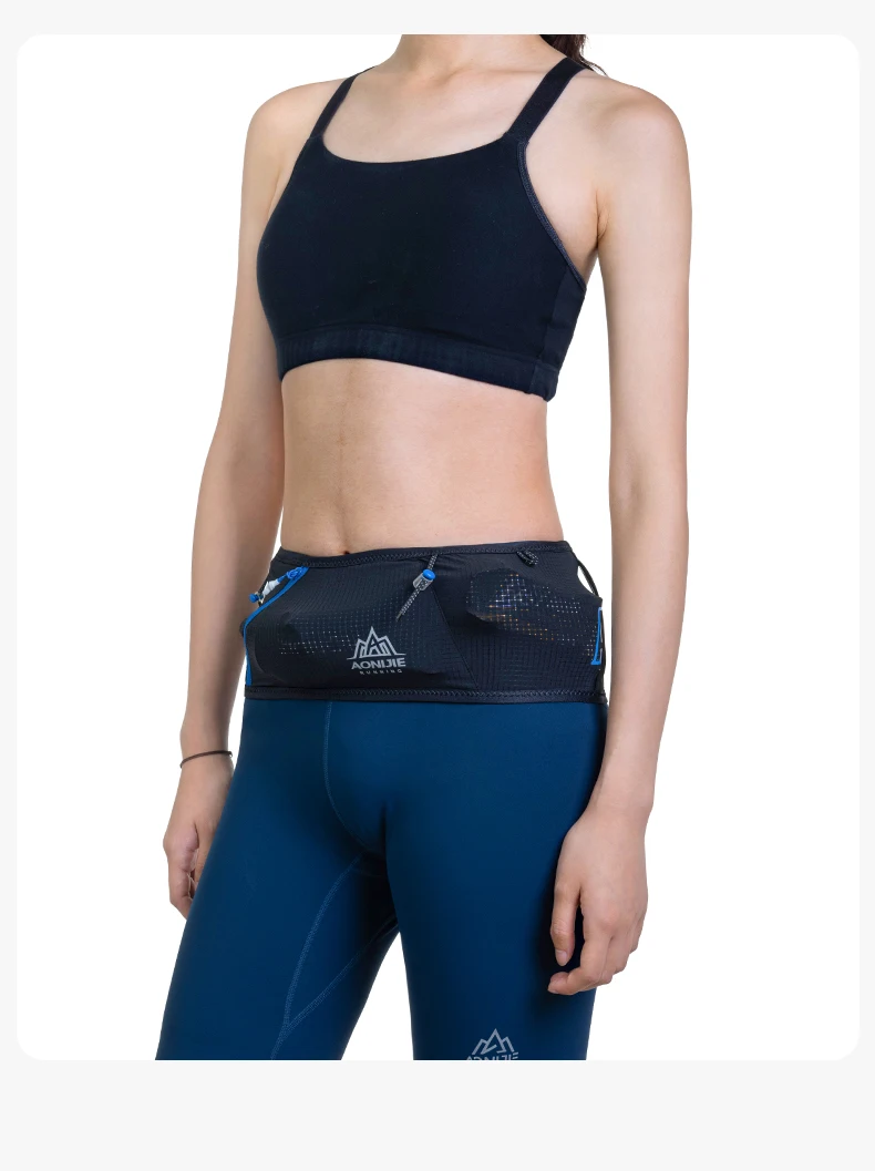 AONIJIE W8101 Hydration Running Belt Waist Pack Travel Money Bag Trail Marathon Gym Workout Fitness Mobile Phone Holder