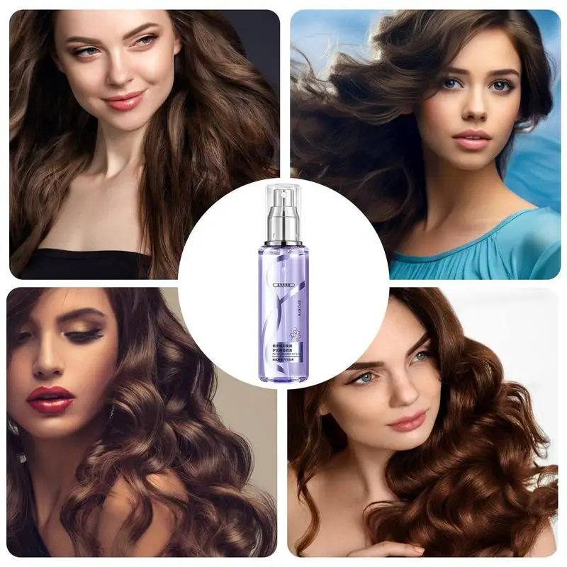 Moisturizing Hair Spray 100ml Hair Shine Oil For Dry Hair Nourishing Hair Oil Essence Natural Hair Care Product For Frizz