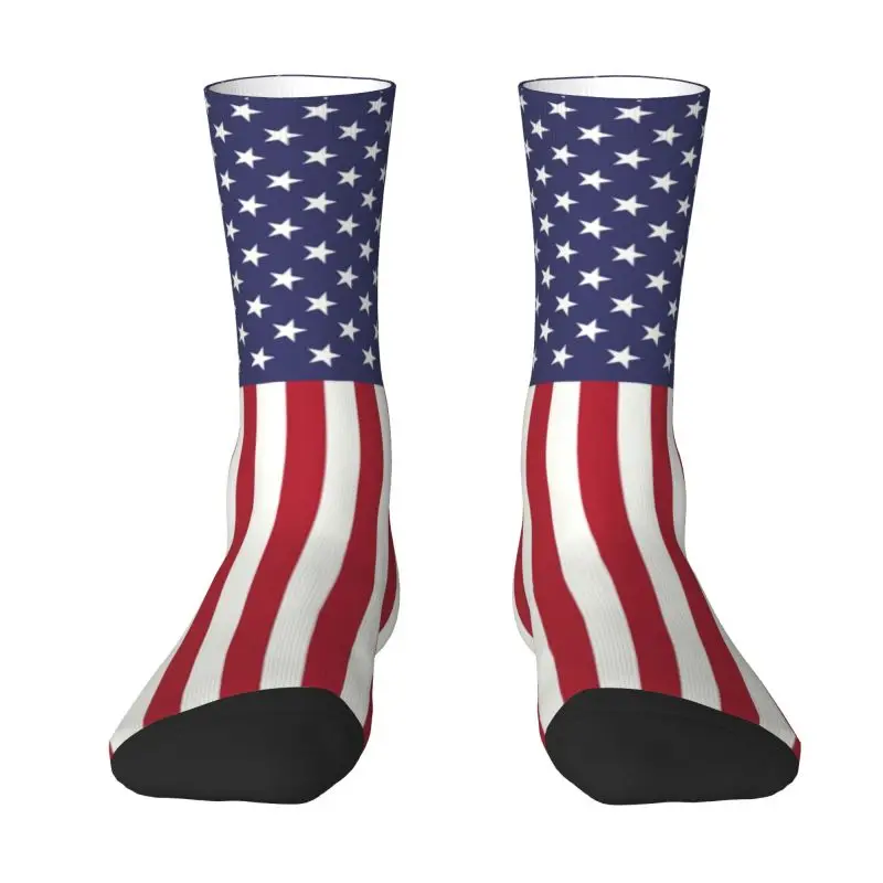 Calcetines de vestir Unisex con estampado 3D de águilas americanas, cómodos y cálidos, novedad