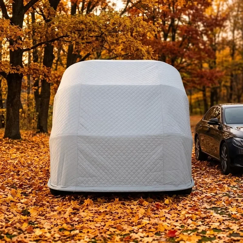 Three-layer Laminated Cotton Canopy, High Temperature Resistant, Snow and Hail Resistant, Outdoor Car Sunshade Shelter Use