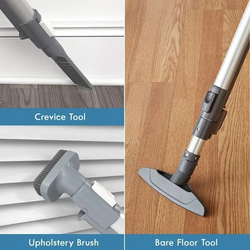 مكنسة كهربائية D2BKenmore صديقة للبيئة وخفيفة الوزن مع عصا تصغير ممتدة، HEPA، 2 محركات، سلك قابل للسحب