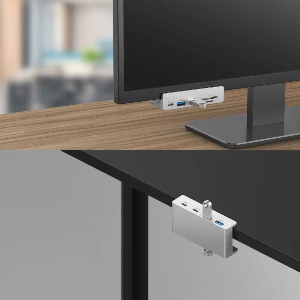 Clip-on-USB-Hub Einfach anzubringen und zu entfernen Hochgeschwindigkeitsübertragung