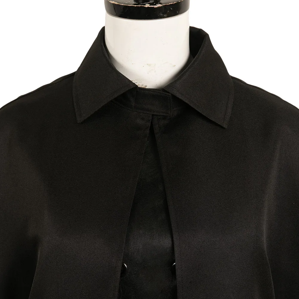 Delia deetz-大人の女性のためのコスプレ衣装、ファンタジー映画、ビートルジネ、ドレス、帽子、ケープ、ハロウィーン、カーニバルの服