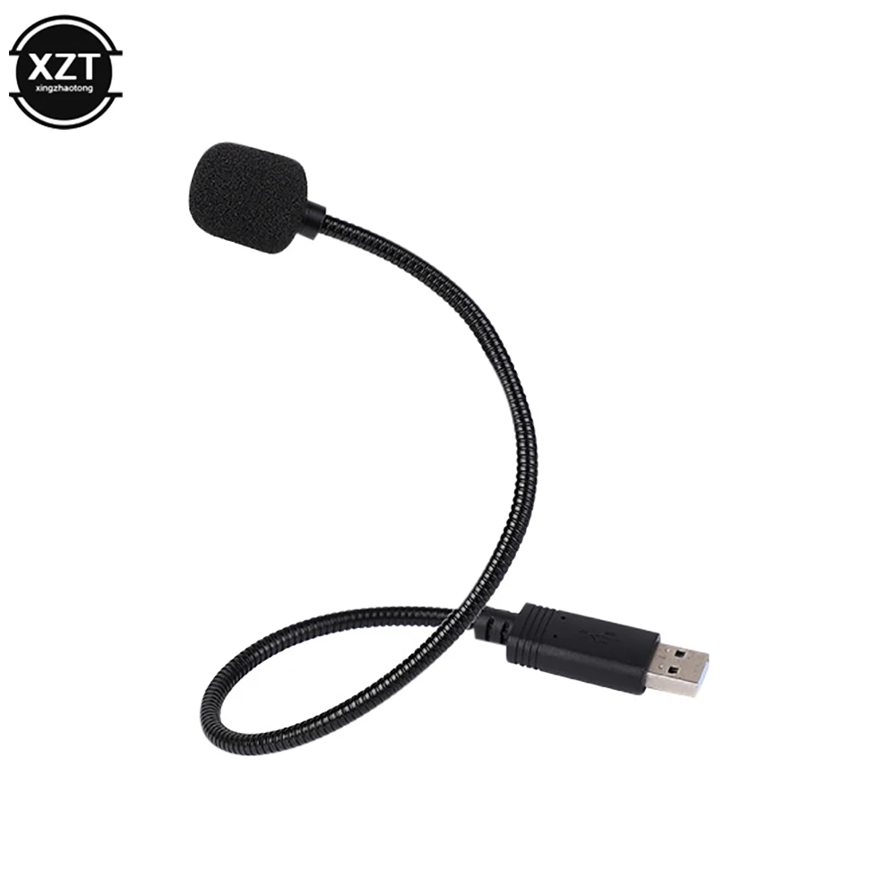 USB Extension Microphone Lavalier Microphone Condenser Microphone Adapter Cable for iPhone Android Smartphone Laptop