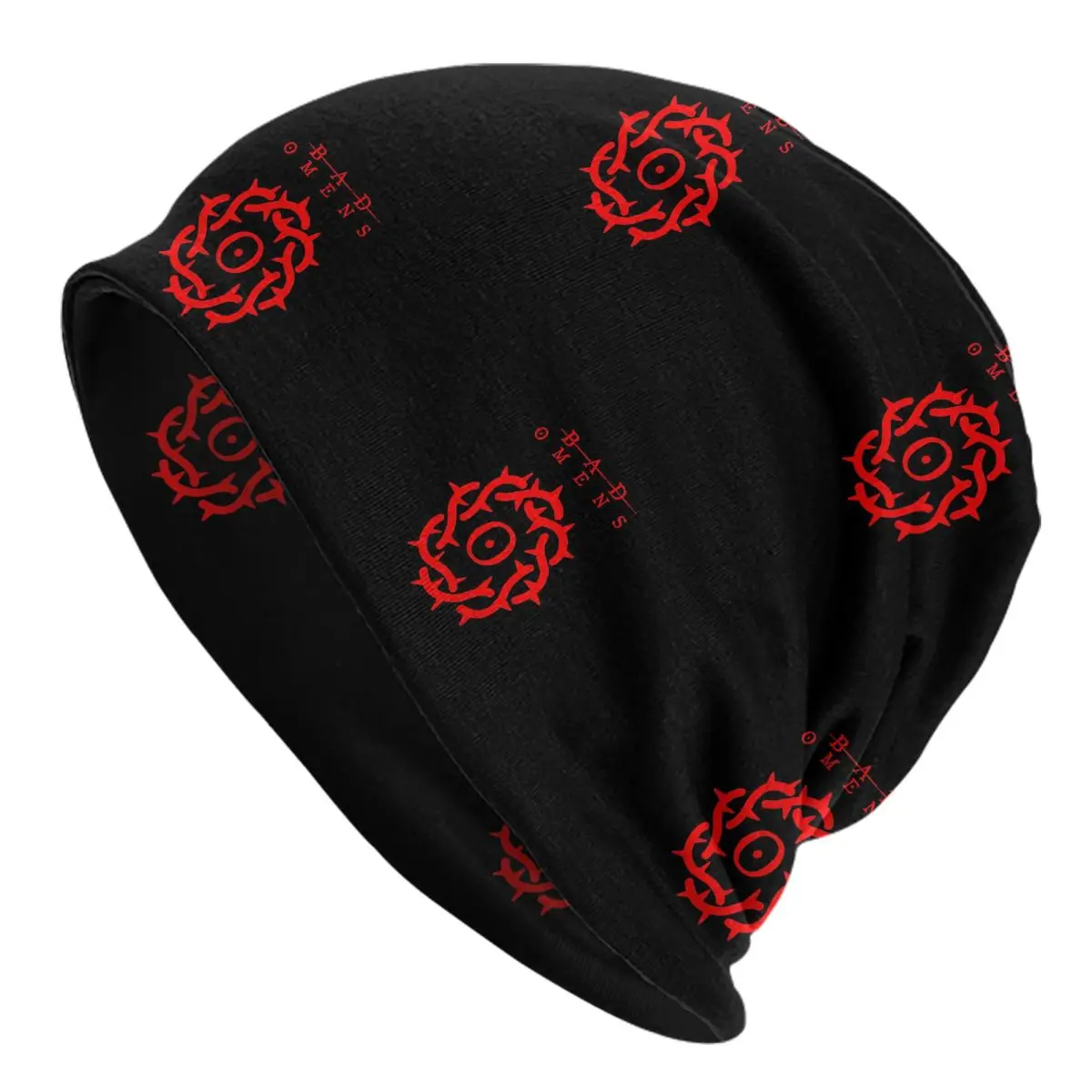 Bad Omens Band Logo Unisex Adult Beanies Caps Knitting Bonnet Hat Warm Hip Hop Autumn Winter Outdoor Skullies Hats