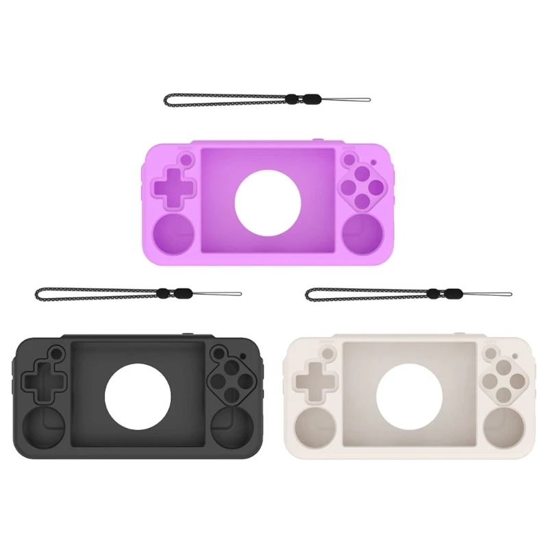 Capa protetora de silicone para consolas de jogos RG35XX H Cobertura completa Casos antiderrapante macio à prova de choque Acessórios de jogos