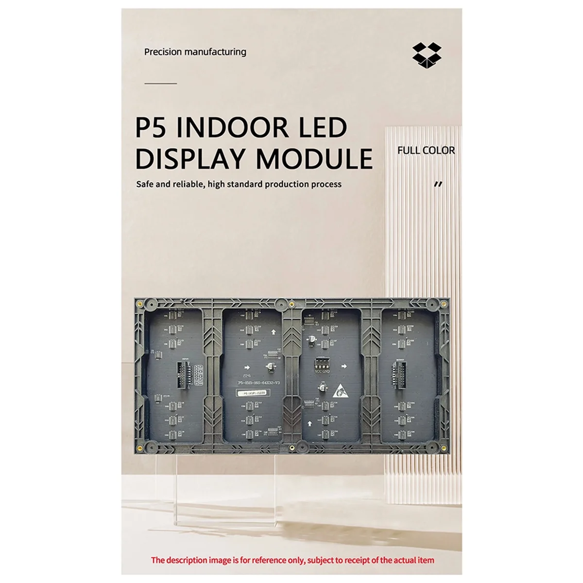 Efficient P5 Full Color Surface Mount Module Screen LED Display Unit Board