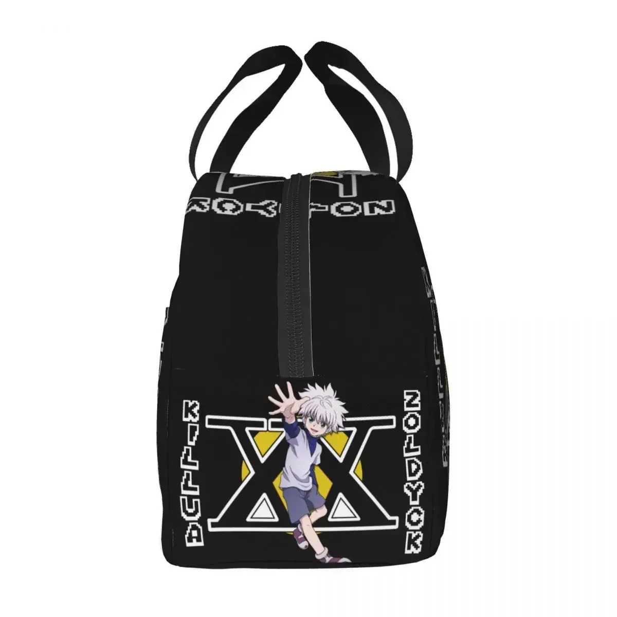 HXH Killua Zoldyck Insulated Lunch Bag for Women Leakproof Anime Hunter X Hunter Thermal Cooler Lunch Tote Office Picnic Travel