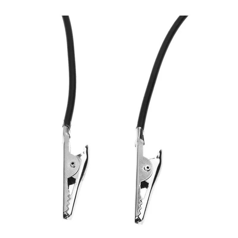 10Pcs 5-Colors Double Ended Alligator Clips Test Lead Jumper Wire 50cm