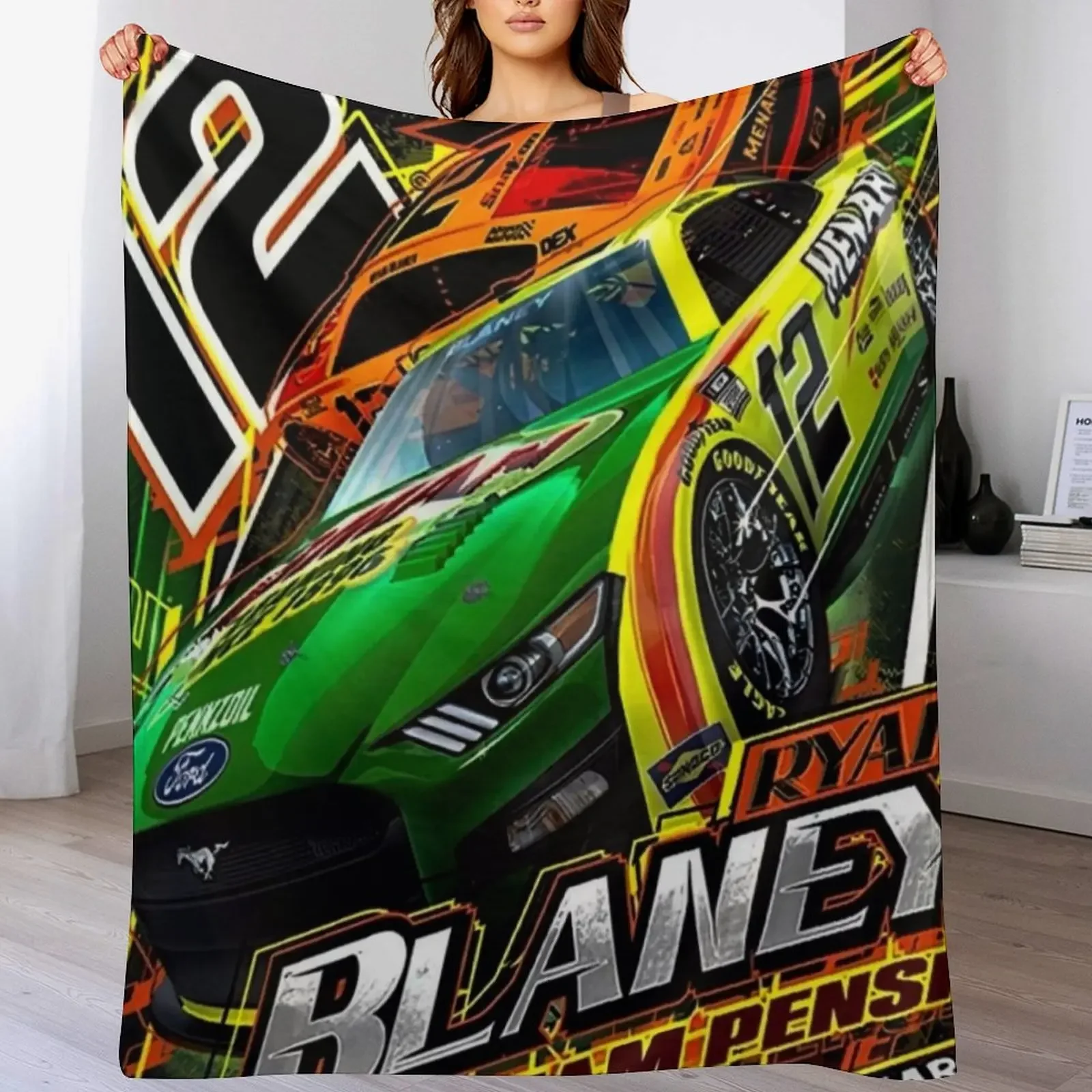 Ryan blaney Throw Blanket Stylish Couch Blanket for Home Living Room