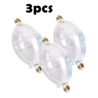 3PCS Bubble Float Hollow Balls In Line Fishing  Floats Slide Bubbles Line Through Tools Water Ball Hollow Fishing Accessories