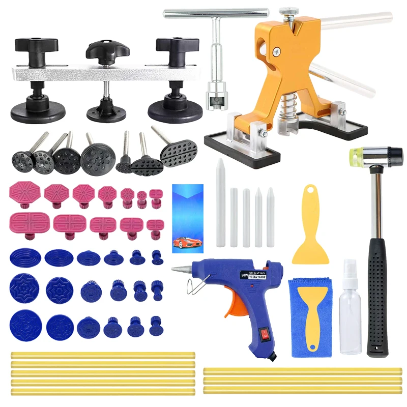 

Комплекты для ремонта вмятин без покраски кузова автомобиля Съемник вмятин автомобиля с мостовым съемником вмятин Комплект для удаления вмятин для кузова мотоцикла