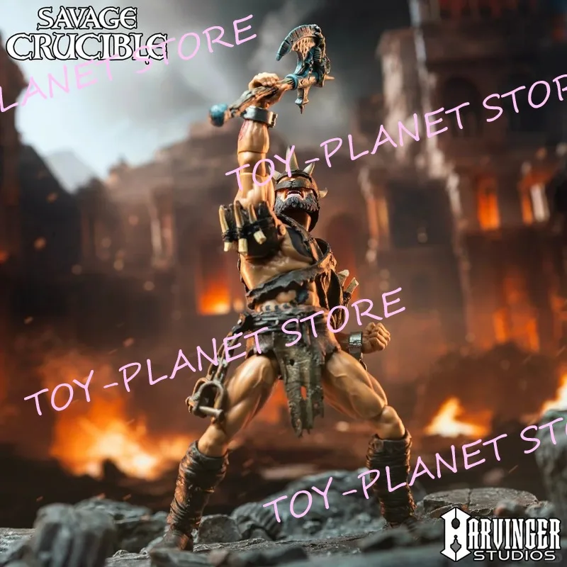 In Magazzino Harbinger Studios 1/12 7 pollici Action Figure Savage Crogiolo Varnoks Unchained Modello Anime Per I Giocattoli Regalo