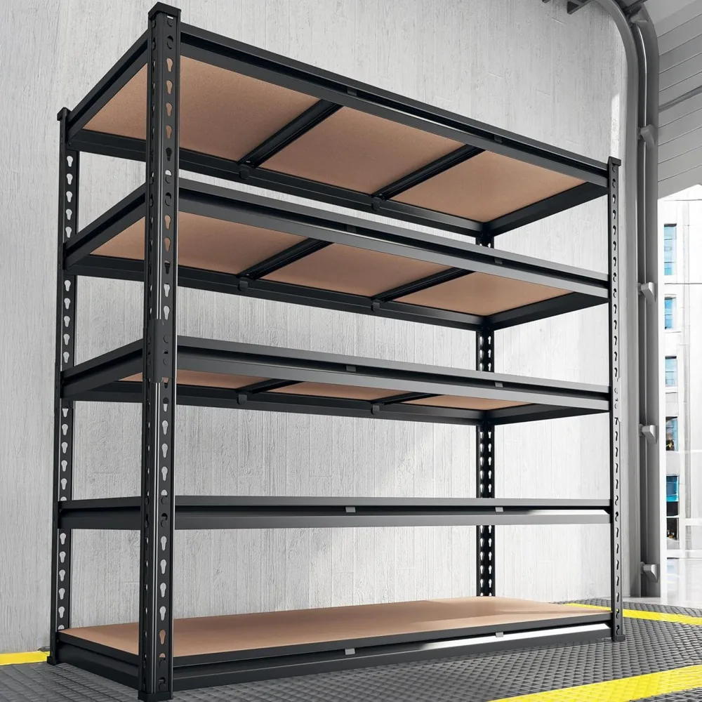 

48.2" W Garage Shelving, Storage Shelves Load 3000LBS, Adjustable Garage Shelving Heavy Duty for Pantry, Basement, Warehouse, 4