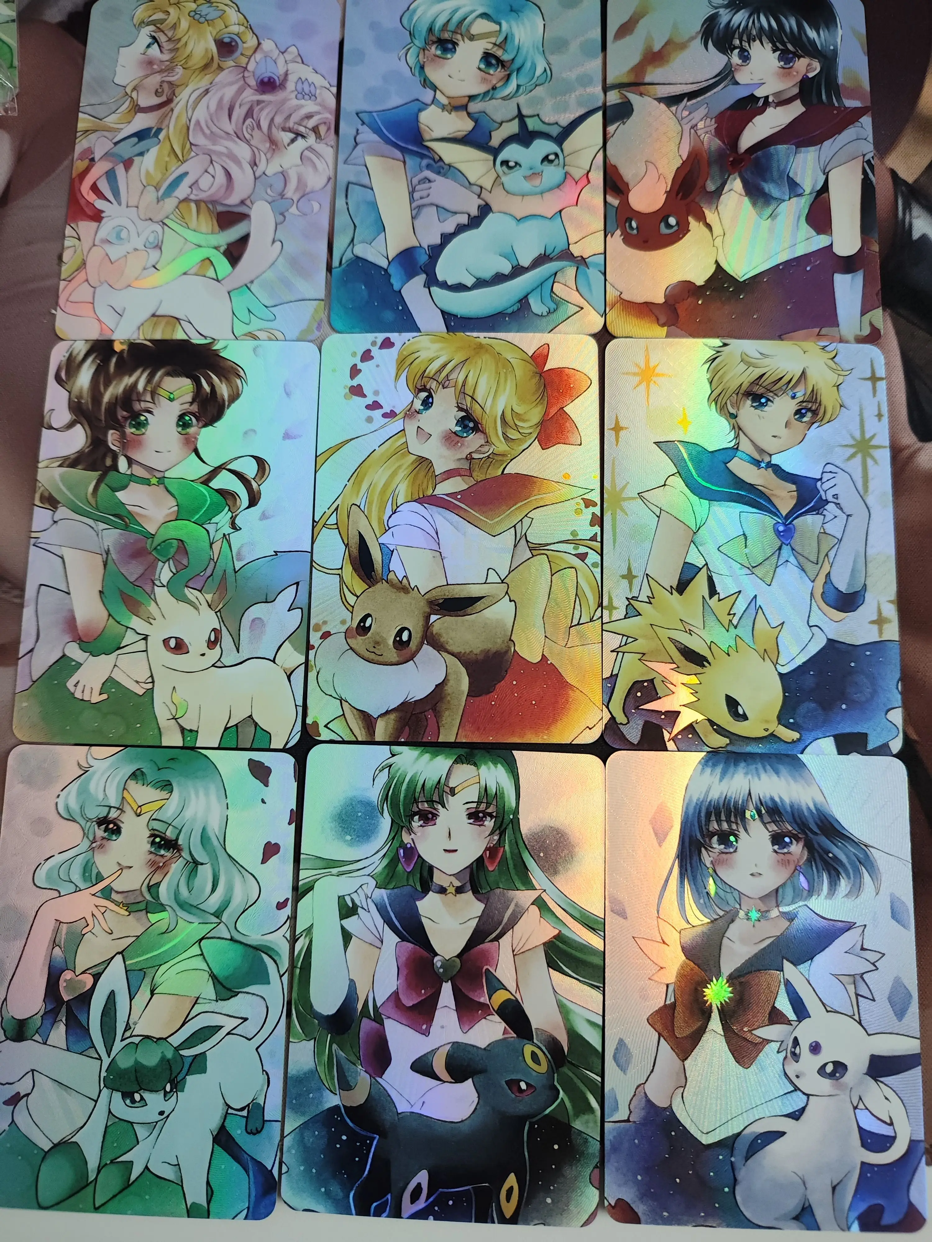 diy-9-pcs-set-pokemon-sailor-moon-auto-controle-coletar-assinatura-trading-cartao-flash-anime-dos-desenhos-animados-presente-de-natal