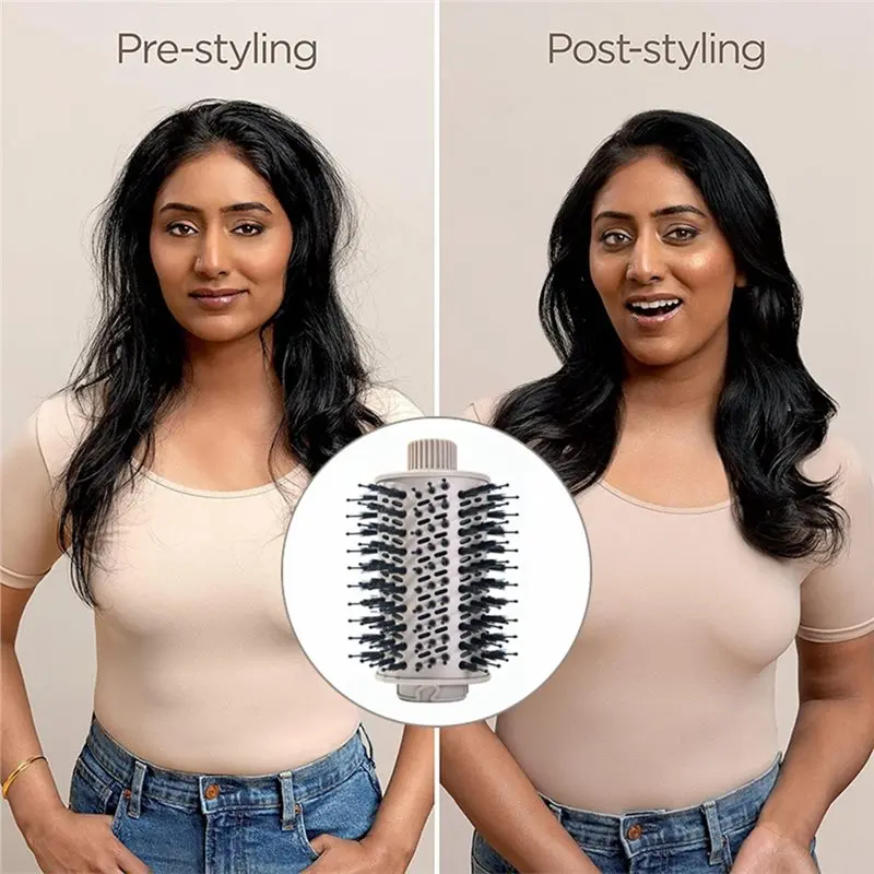BFYL Oval Brush For Shark Flexstyle Hair For Straight, Wavy Anti-Flying Nozzle Attachment Smoothing Blow Dryer