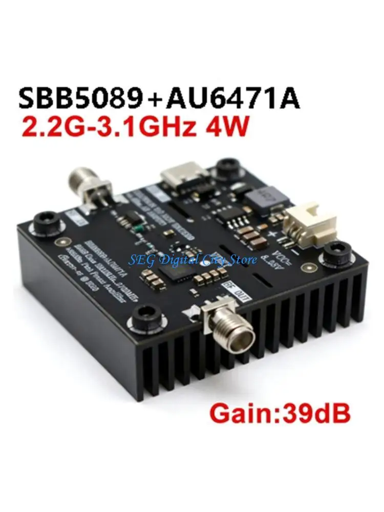 

U75B Low Noise SBB5089 AU6471A 2.4Ghz Power Amplifier WIFI Radio Transmitter Bluetooth-compatible Video Transmission