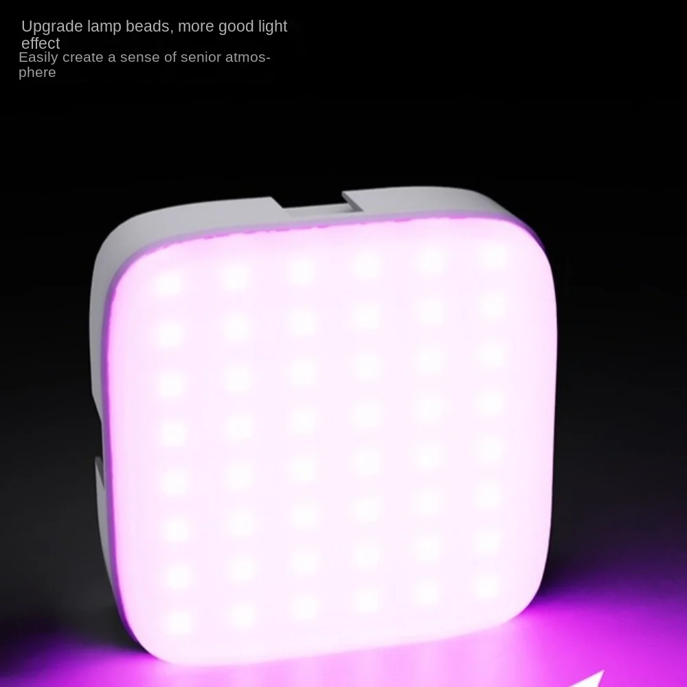​ Portátil universal bolso telefone luz de preenchimento ajustável recarregável led selfie luz com clipe selfie lâmpada fotografia