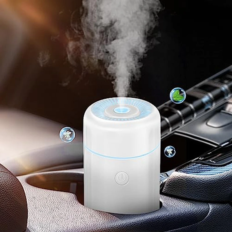 Carro USB Perfume Difusor para Óleos Essenciais, Difusores De Óleo De Aromaterapia, Casa e Viagem, 7 Cores