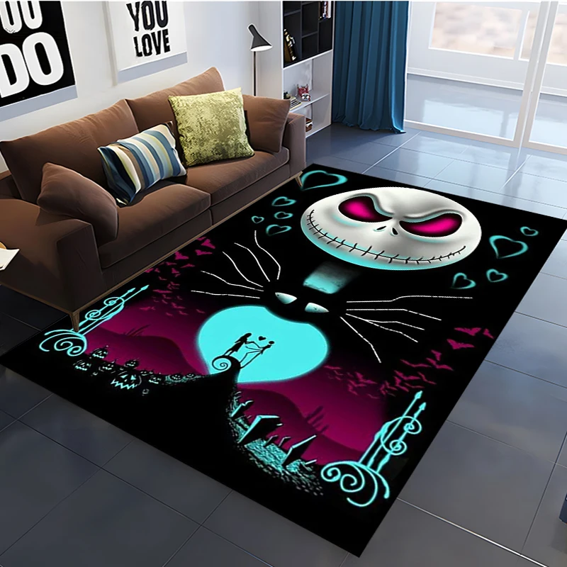 

Nightmare Before Christmas Jack Large Area Rugs Carpets for Home Living Room Bedroom Sofa Doormat Kids Floor Mats Gift Potdemiel