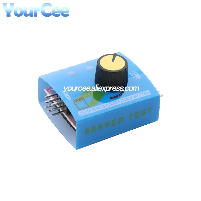5pcs/1pc Servo Steering Gear Tester Steering Module Test Electric Adjustment Tester 3 gear Indicator for RC Helicopter Car