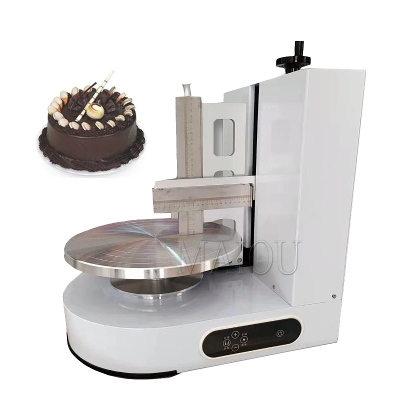 

Semi Automatic Birthday Cake Cream Spreading Machine Cakes Plastering Cream Coating Filling Maker