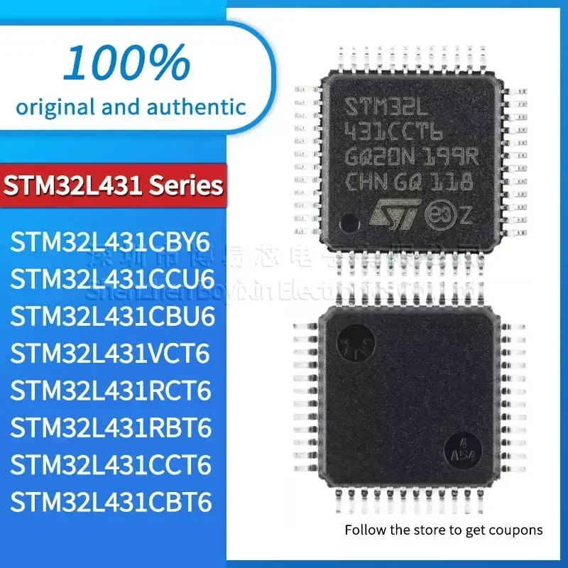 

STM32L431CBY6 STM32L431CCU6 STM32L431CBU6 STM32L431VCT6 STM32L431RCT6 STM32L431RBT6 STM32L431CCT6 STM32L431CBT6 new version