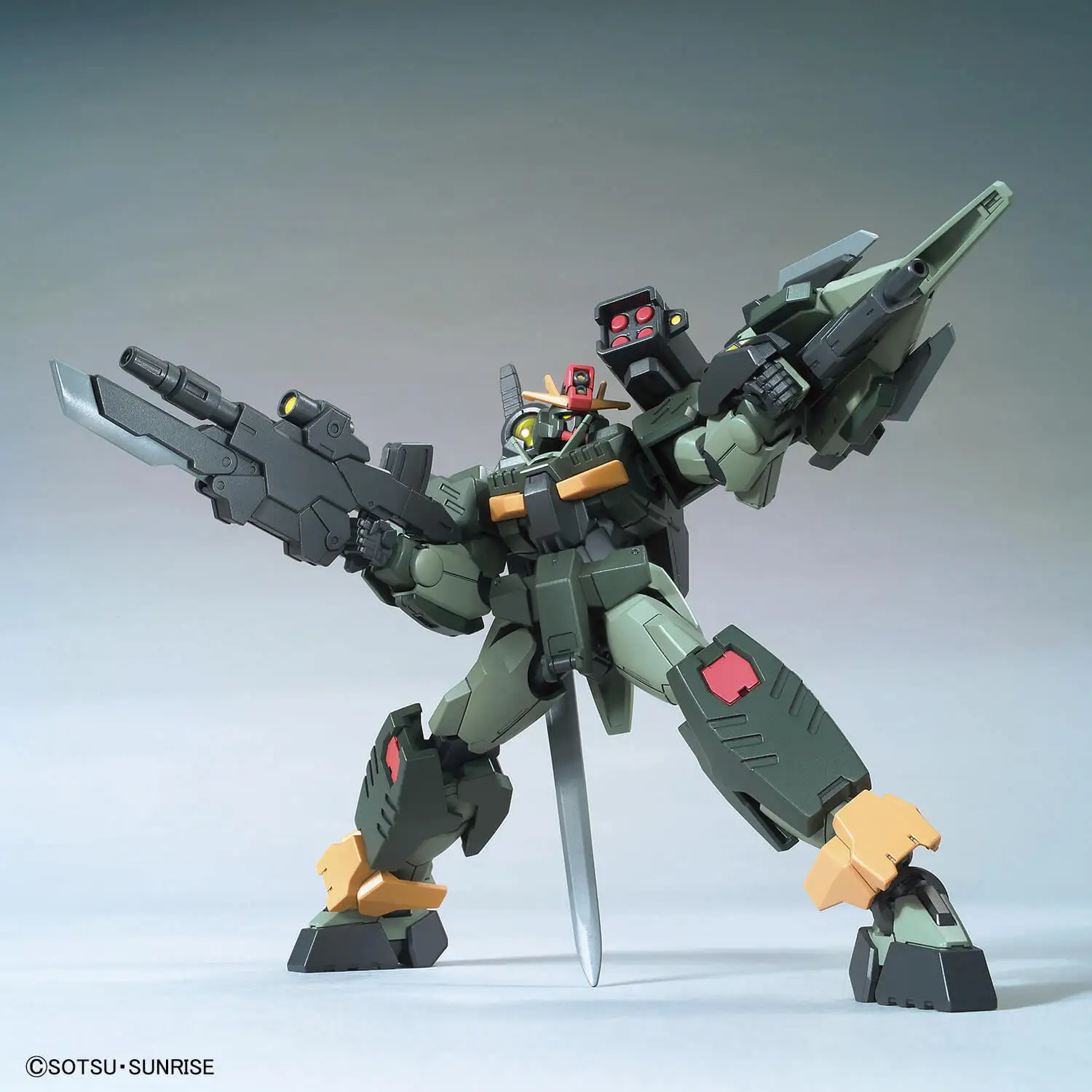 بانداي الأصلي أطقم منمذجة GUNDAM HG 1/144 GUNDAM 00 COMMAND QAN[T] أنيمي عمل الشكل التجمع نموذج اللعب نموذج هدايا للأولاد