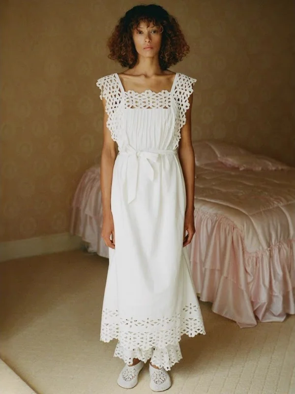 

Женское повседневное свободное платье А-силуэта в стиле ретро Нью-Йорка с вышивкой, квадратным вырезом, поясом на талии и длиной миди