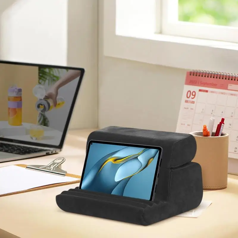 For Cell Phone  Pillow Stand Soft Holder Tablet Stand For Lap Multifunctional Bed & Desk Tablet Stand Tablet Holder Dock Cell