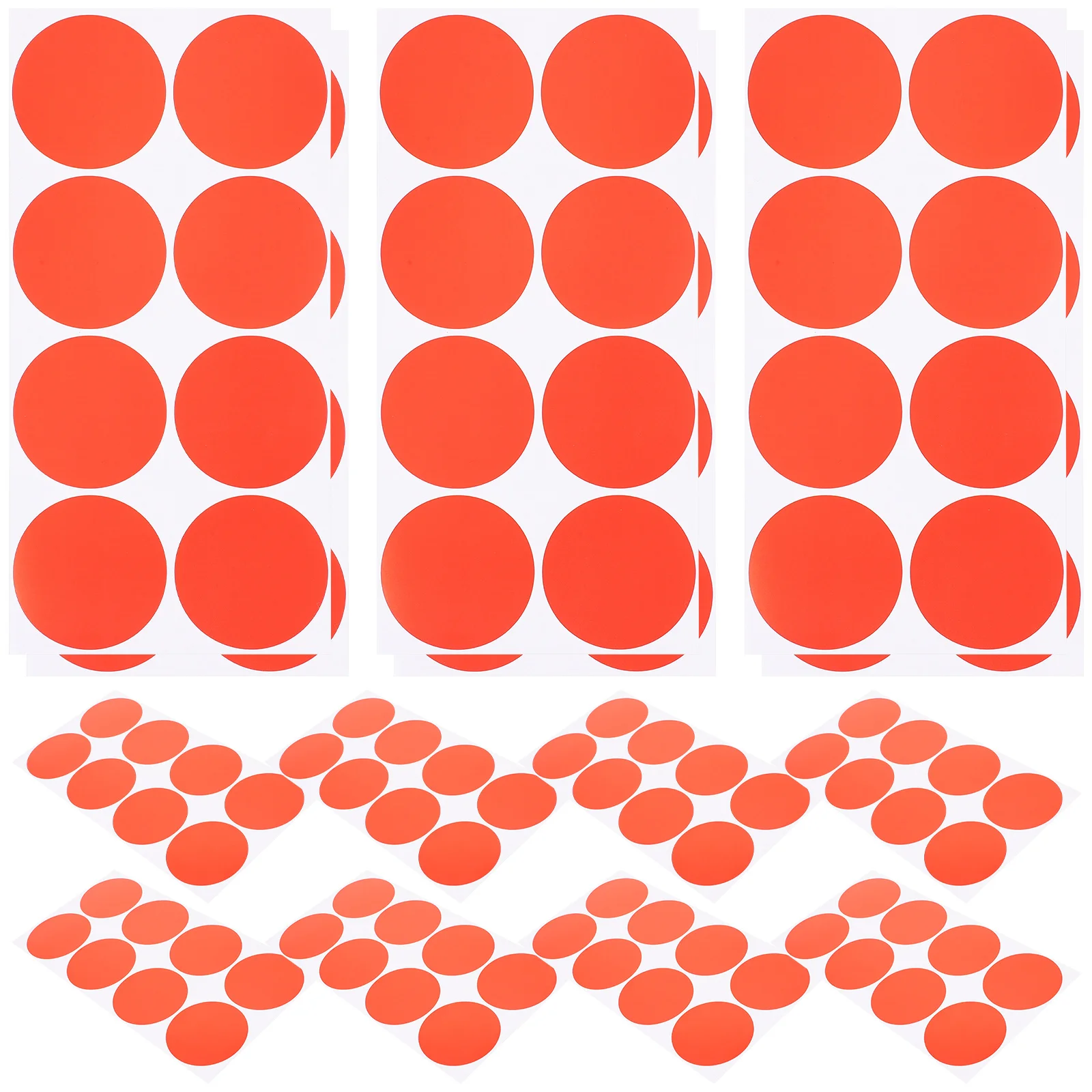 20 ورقة لاصقة ملونة منقطة ملصقات دائرية لتنظيم التصنيف والمدرسة المنزلية والمكتب سهلة التعرف