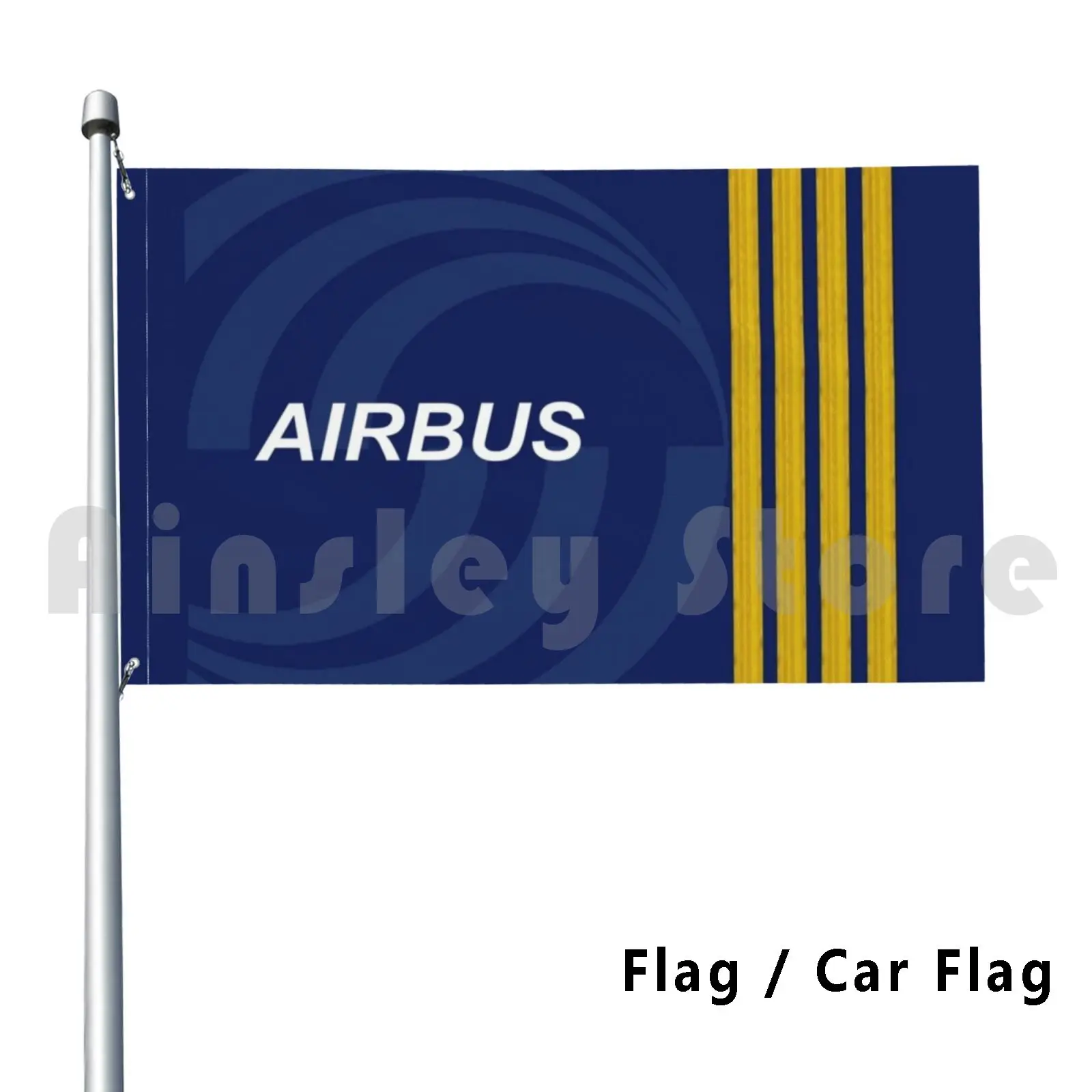 Airbus Outdoor Decor Flag Car Flag Airbus Aviation Jet Plane Pilot Captain Stripes Four Airways Jesus Christ