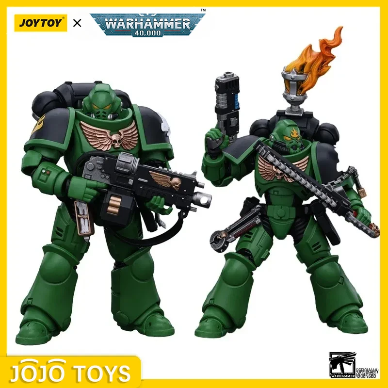 [Pre Ordine] JOYTOY 1/18 Warhammer 40k Action Figures Salamandre Intercessors Anime Militare Mobilità Articolare Modello Giocattoli Regali