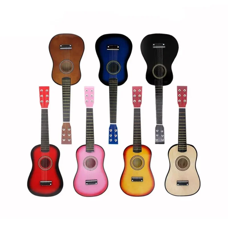 23 Inch Folk Acoustic Guitar Ukulele Guitar Kids Wooden Guitars and Musical Awakening Beech Material Guitars