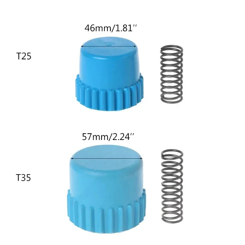 T25 T35 النايلون الانتهازي رئيس عثرة المقبض Husqvarna سلسلة الانتهازي سماعات رأس جزازة العشب رئيس استبدال جزء قاطع غاز حديقة أداة #6