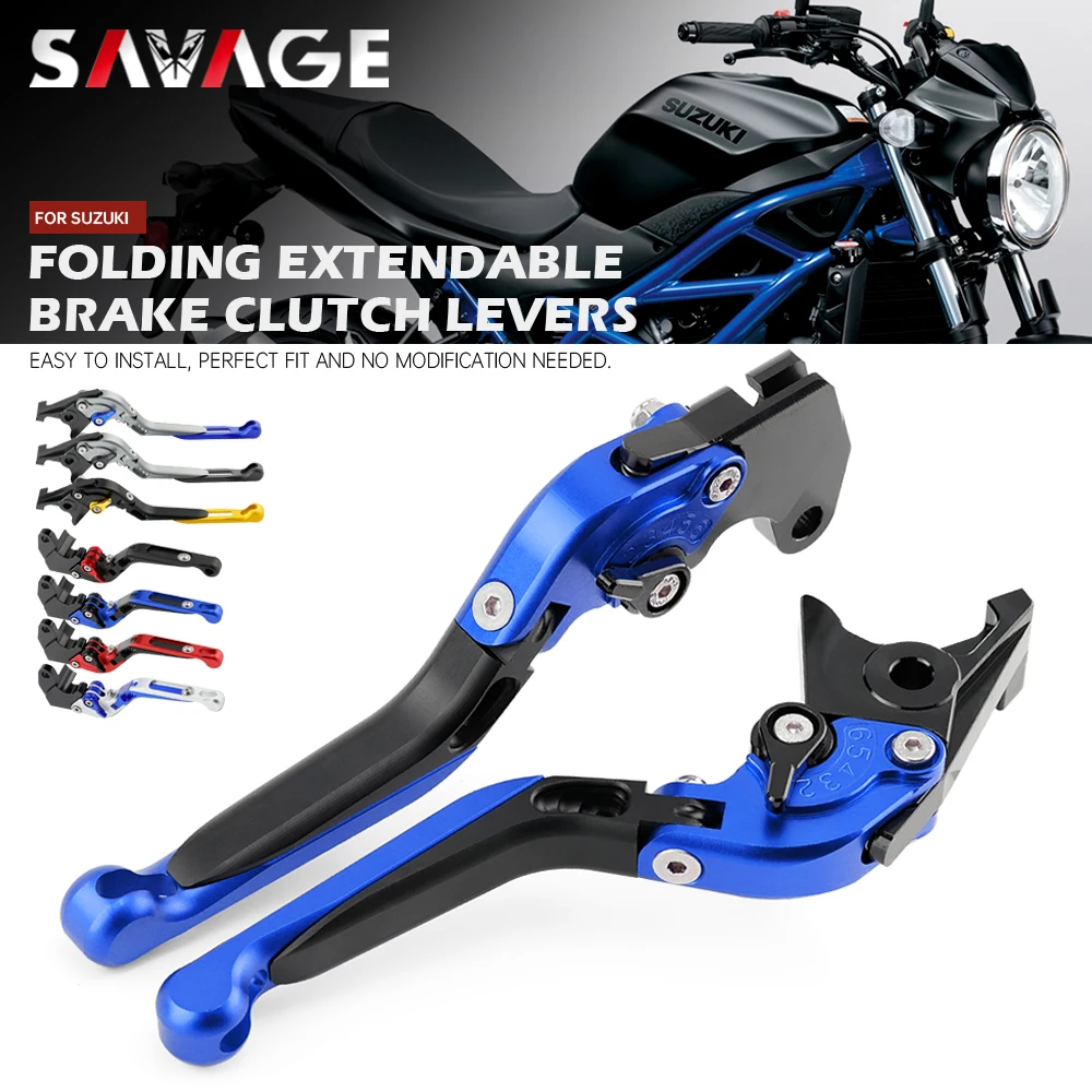 

Brake Clutch Levers For SUZUKI SV650 S SV650X RV200 VanVan SV 650 RV 200 Motorcycle Folding Extendable Adjustable Accessories